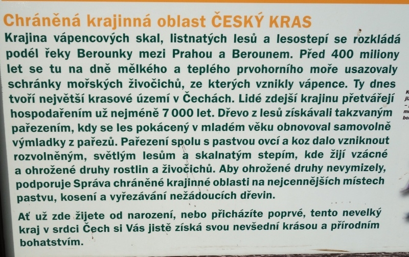CHKO Český kras
